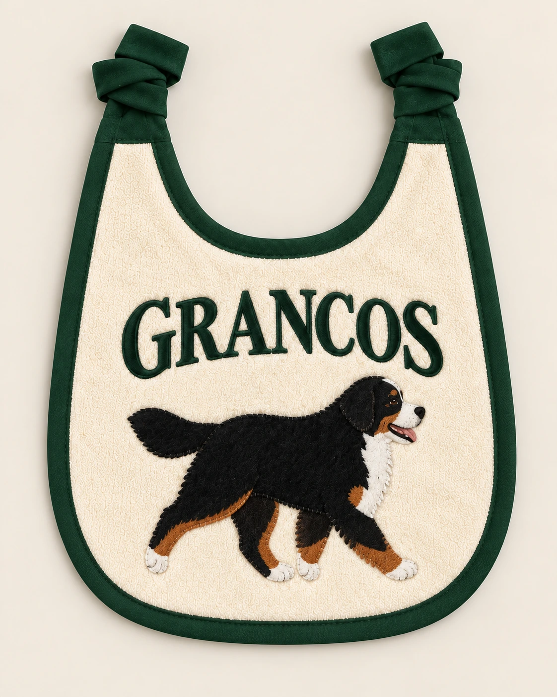 Crema / verde bosque · Con GRANCOS · Bernés parado